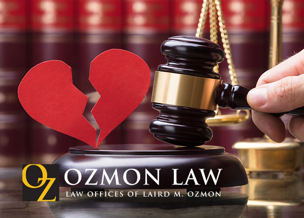Broken heart with gavel in courtroom